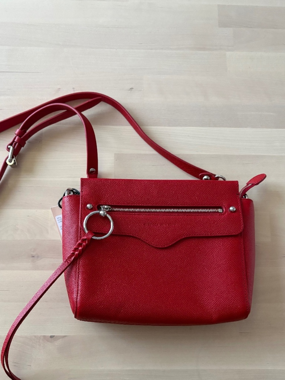 NWT Rebecca Minkoff Gabby Leather Crossbody Bag- Vibrant Red